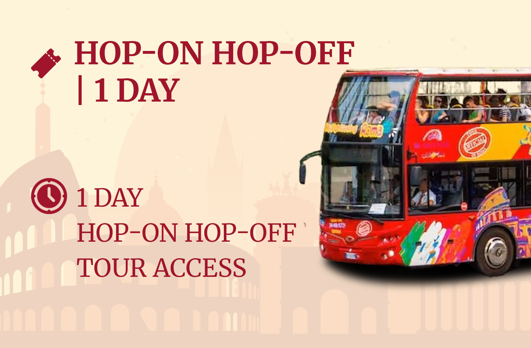 CitySightseeing | Hop-on Hop-off | 1 Day