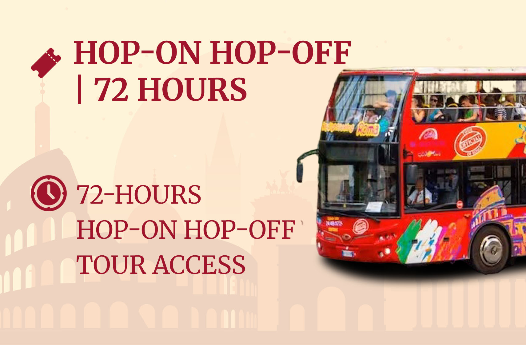 CitySightseeing | Hop-on Hop-off | 72 Hours